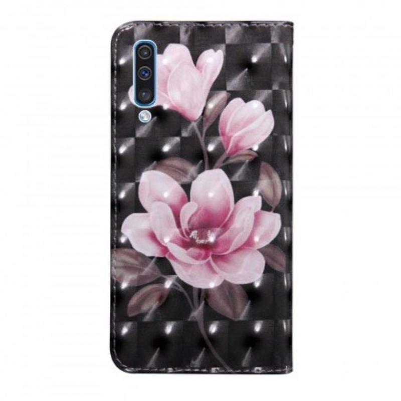 Custodia A Portafoglio Samsung Galaxy A50 Fiori Sbocciati