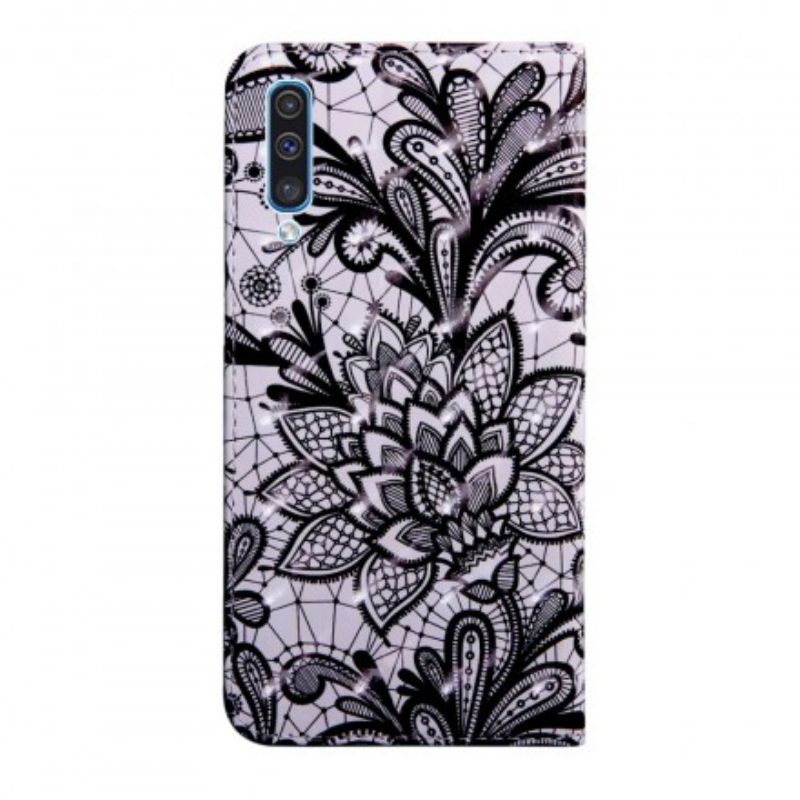 Custodia in pelle Samsung Galaxy A50 Completamente In Pizzo