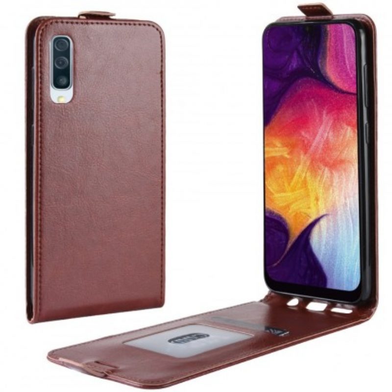 Custodia in pelle Samsung Galaxy A50 Folio Cover Effetto Pelle Pieghevole