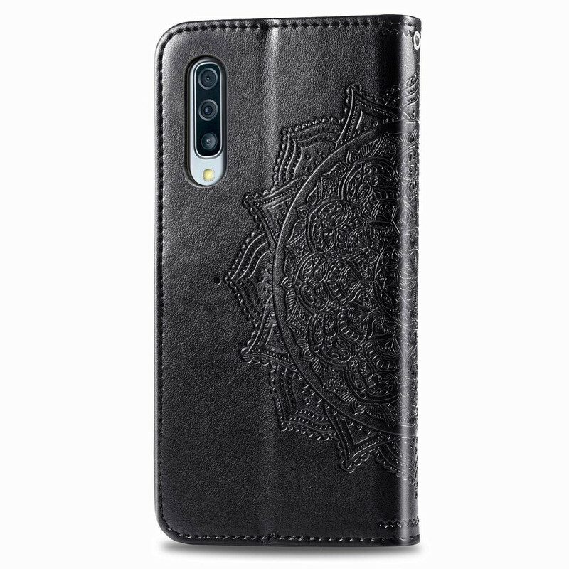 Custodia in pelle Samsung Galaxy A50 Mandala Medioevo