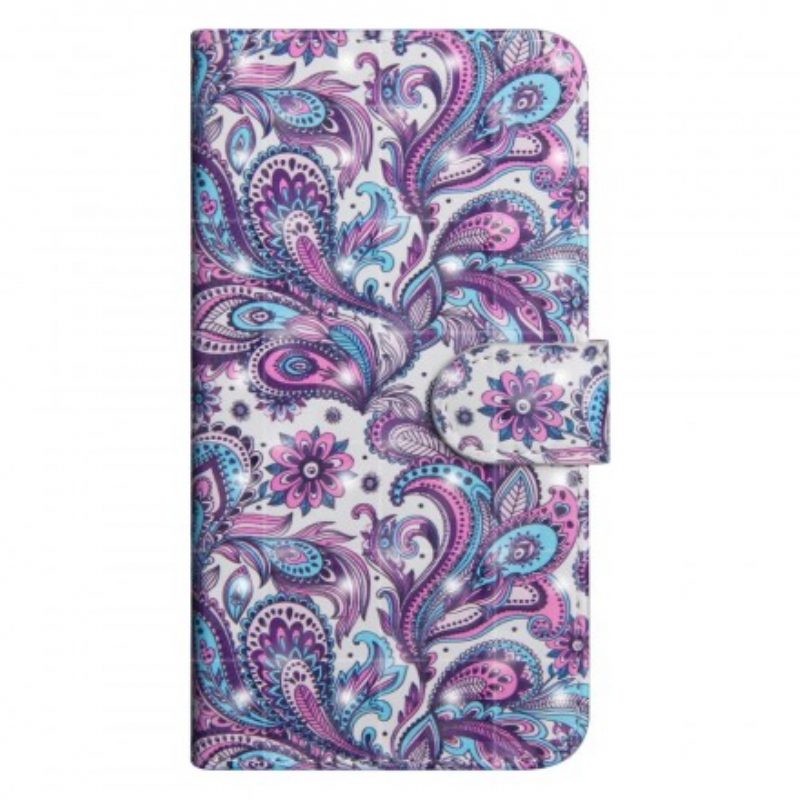 Custodia in pelle Samsung Galaxy A50 Modelli Di Fiori