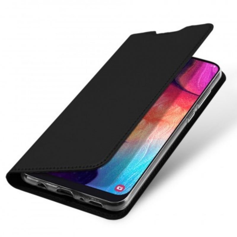 Folio Cover Samsung Galaxy A50 Custodia in pelle Serie Di Prima Classe