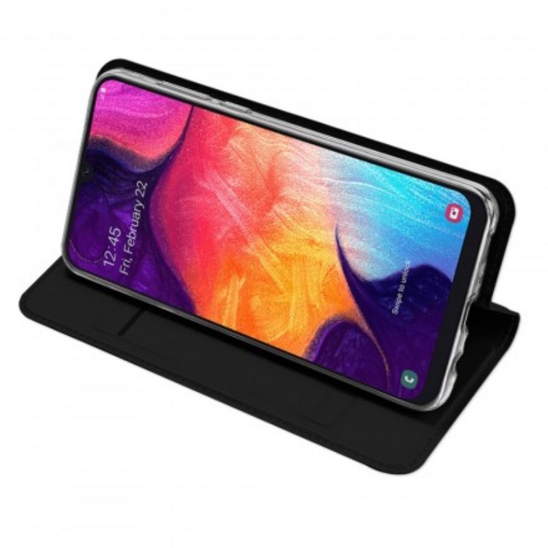 Folio Cover Samsung Galaxy A50 Custodia in pelle Serie Di Prima Classe