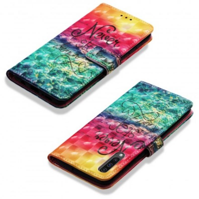 Folio Cover Samsung Galaxy A50 Non Smettere Mai Di Sognare