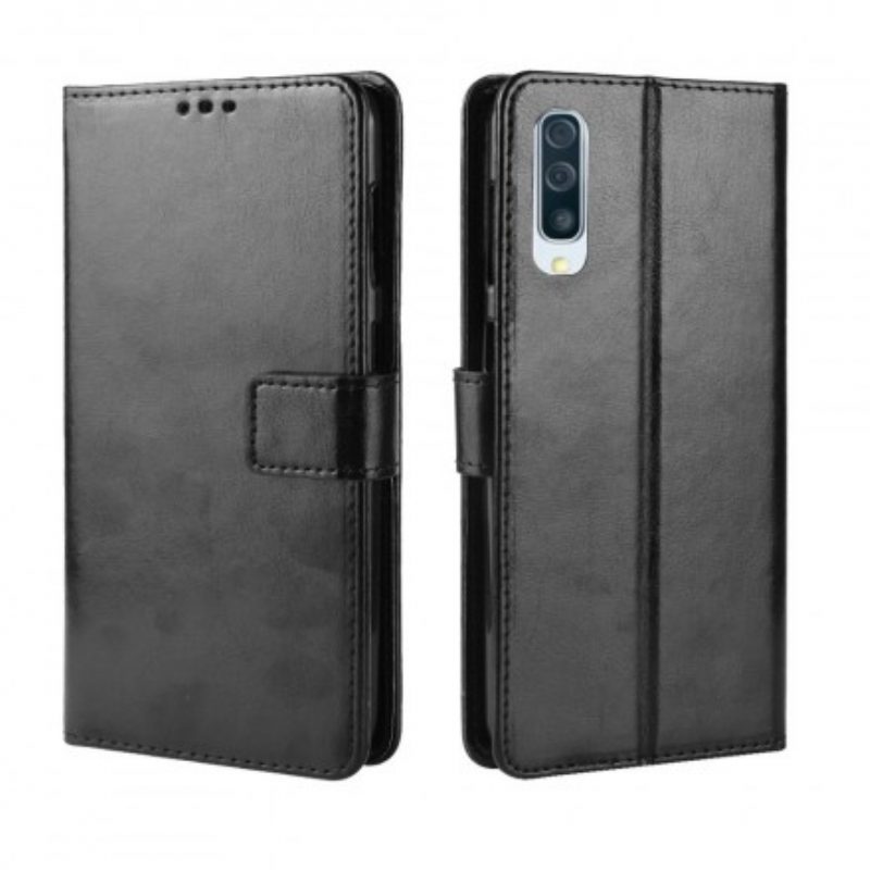 Folio Cover Samsung Galaxy A50 Quadrato In Ecopelle