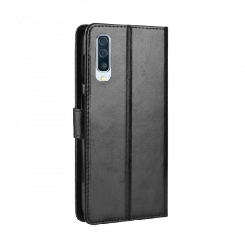 Folio Cover Samsung Galaxy A50 Quadrato In Ecopelle