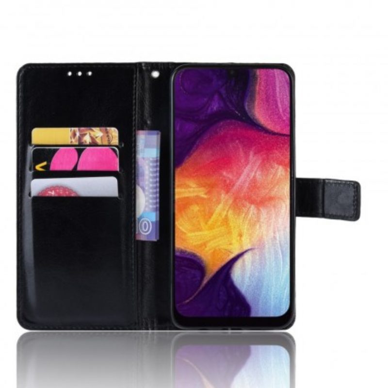 Folio Cover Samsung Galaxy A50 Quadrato In Ecopelle