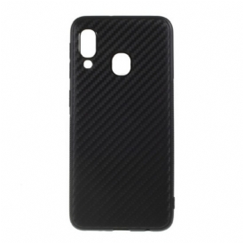 Cover Samsung Galaxy A20e Fibra Di Carbonio