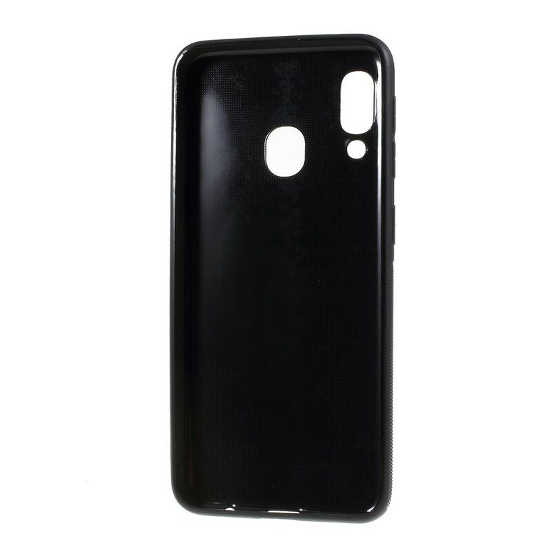 Cover Samsung Galaxy A20e Fibra Di Carbonio