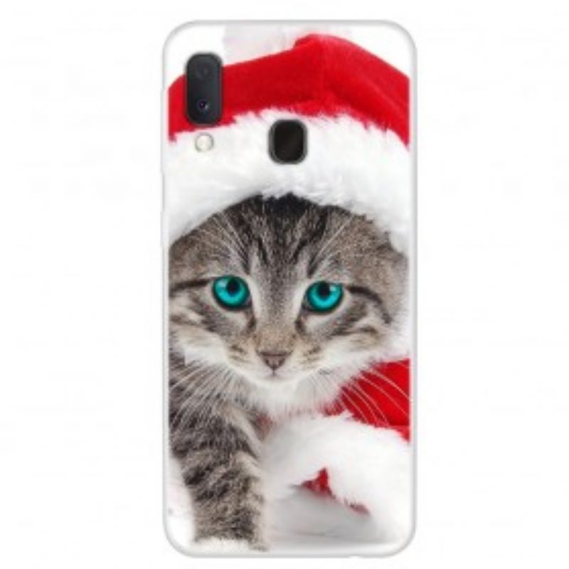 Cover Samsung Galaxy A20e Gatto Di Natale