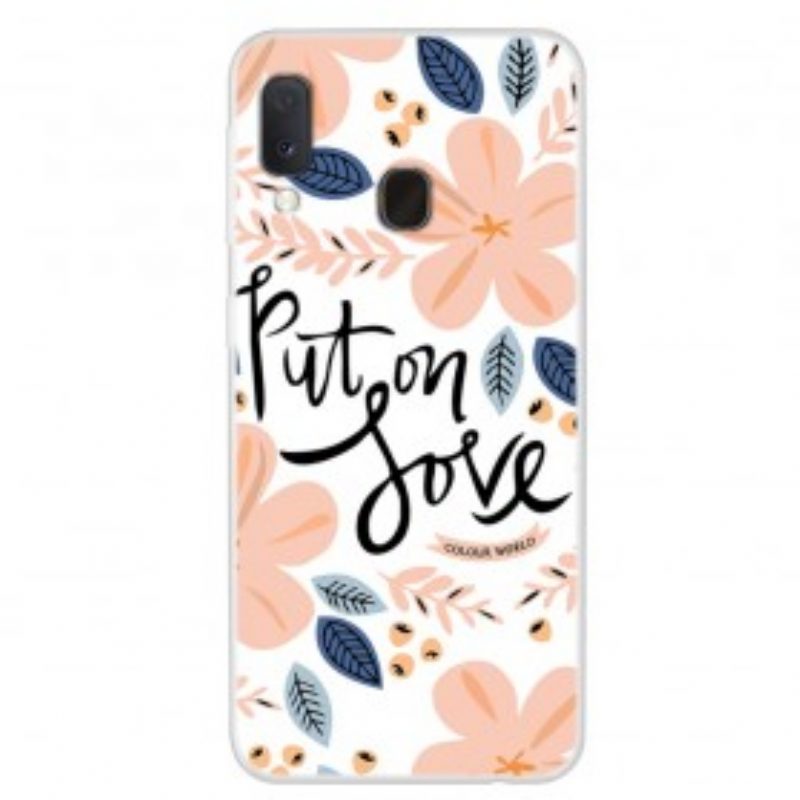 Cover Samsung Galaxy A20e Indossa Amore