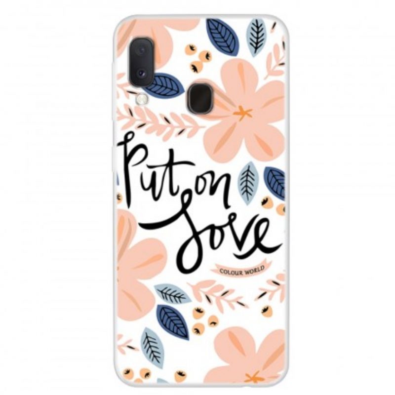 Cover Samsung Galaxy A20e Indossa Amore