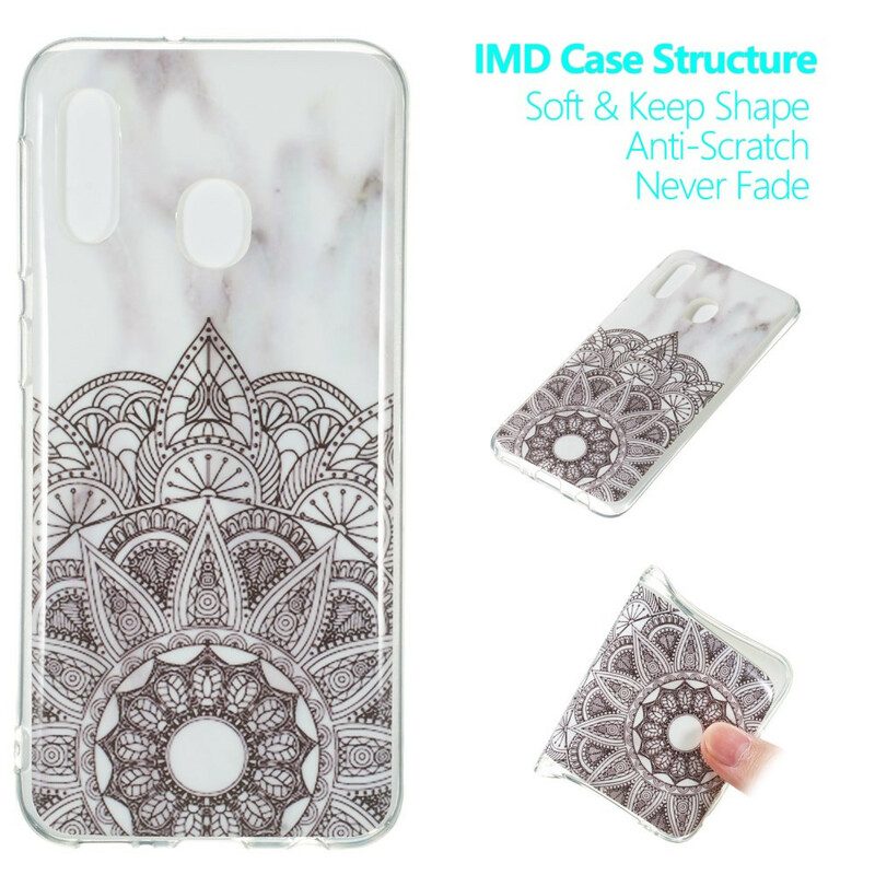 Cover Samsung Galaxy A20e Mandala Marmorizzato