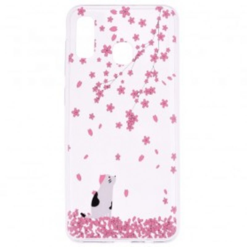 Cover Samsung Galaxy A20e Petali E Gatto