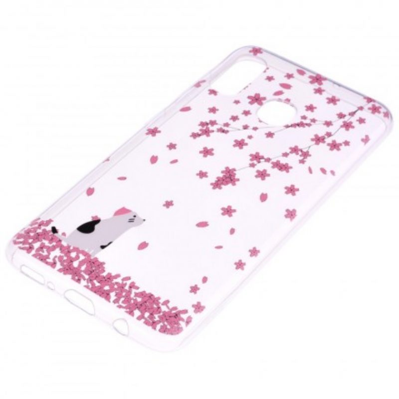 Cover Samsung Galaxy A20e Petali E Gatto