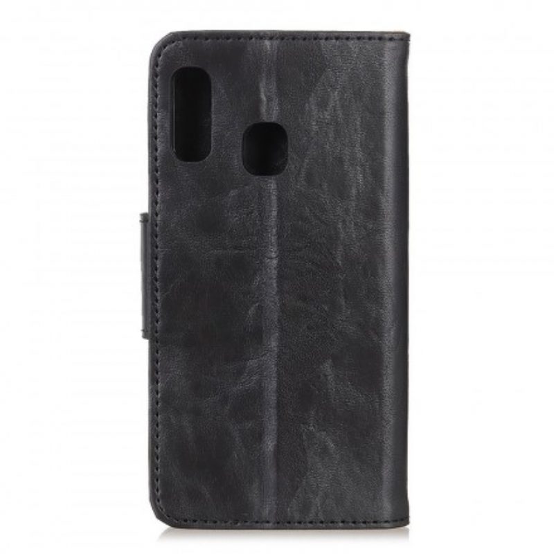 Custodia in pelle Samsung Galaxy A20e Folio Cover Lembo Magnetico A Doppia Faccia