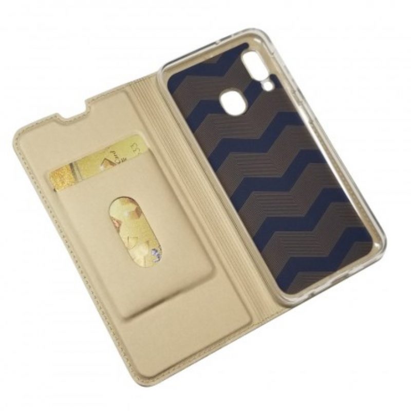 Folio Cover Samsung Galaxy A20e Custodia in pelle Pelle Pro Dux Ducis