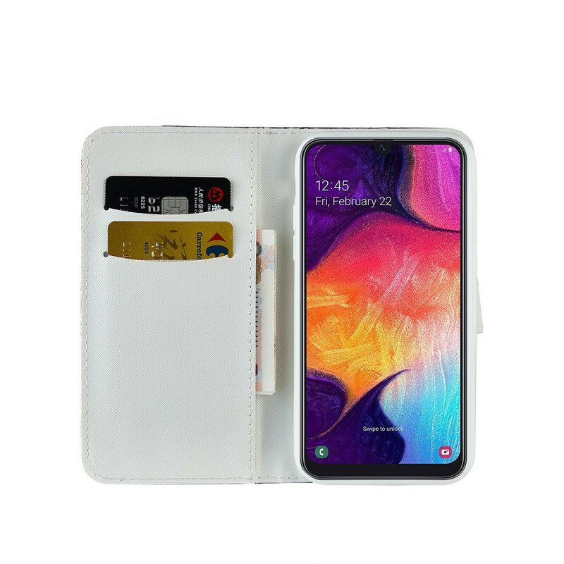 Folio Cover Samsung Galaxy A20e Diamanti Coccodrillo