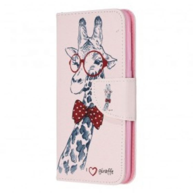 Folio Cover Samsung Galaxy A20e Giraffa Intelligente