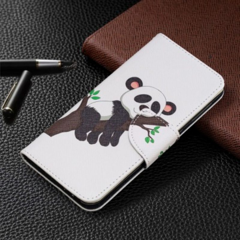 Folio Cover Samsung Galaxy A20e Panda Pigro