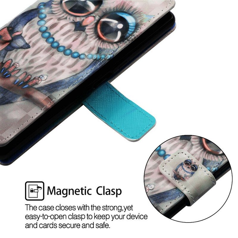 Folio Cover Samsung Galaxy A20e Signorina Gufo