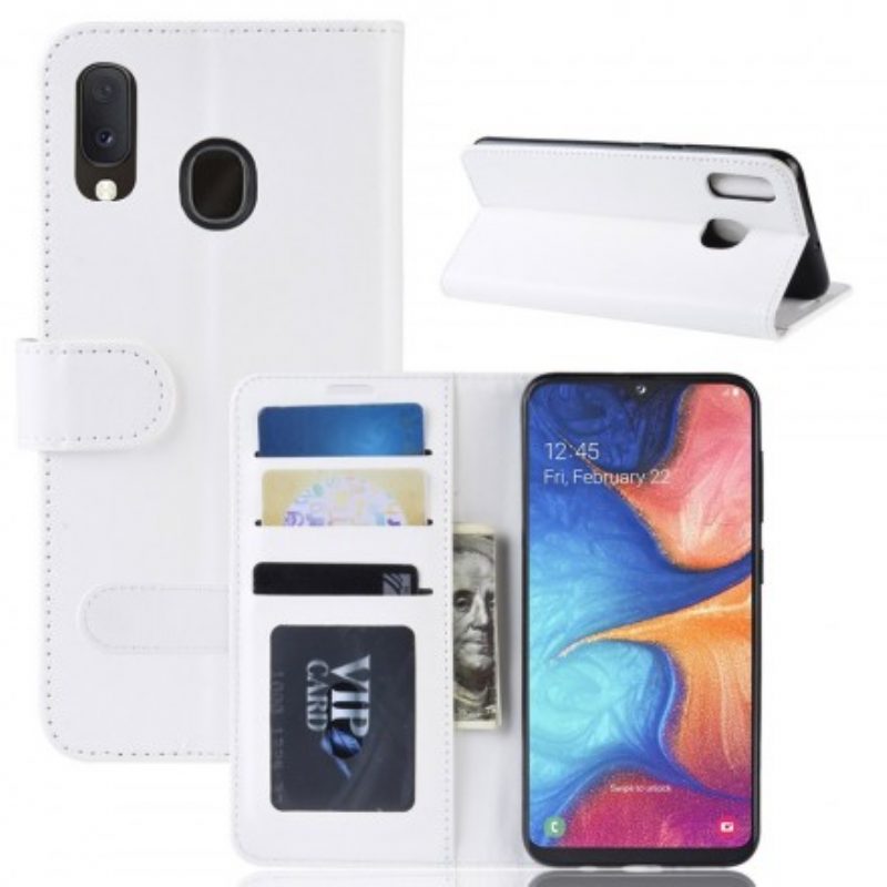 Folio Cover Samsung Galaxy A20e Ultra Ecopelle