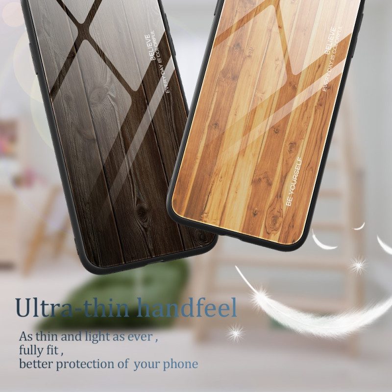 Cover Xiaomi Redmi Note 12 Pro Plus Design In Legno Vetro Temperato