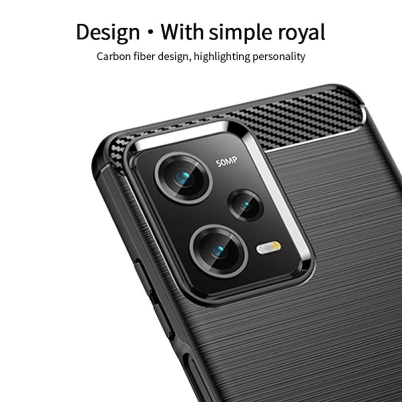 Cover Xiaomi Redmi Note 12 Pro Plus Fibra Di Carbonio Spazzolata