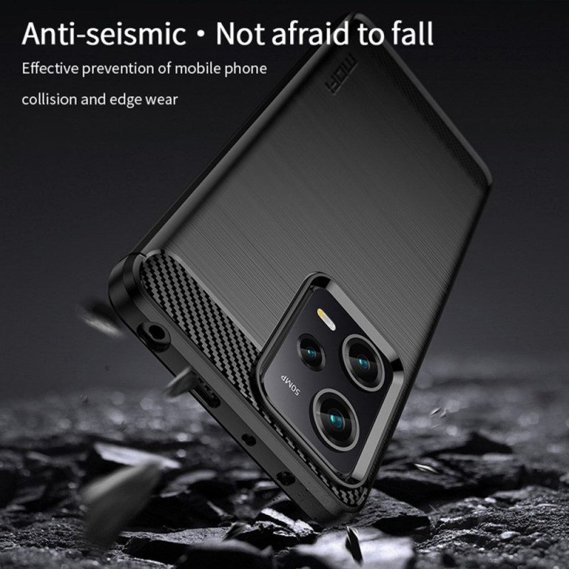 Cover Xiaomi Redmi Note 12 Pro Plus Fibra Di Carbonio Spazzolata