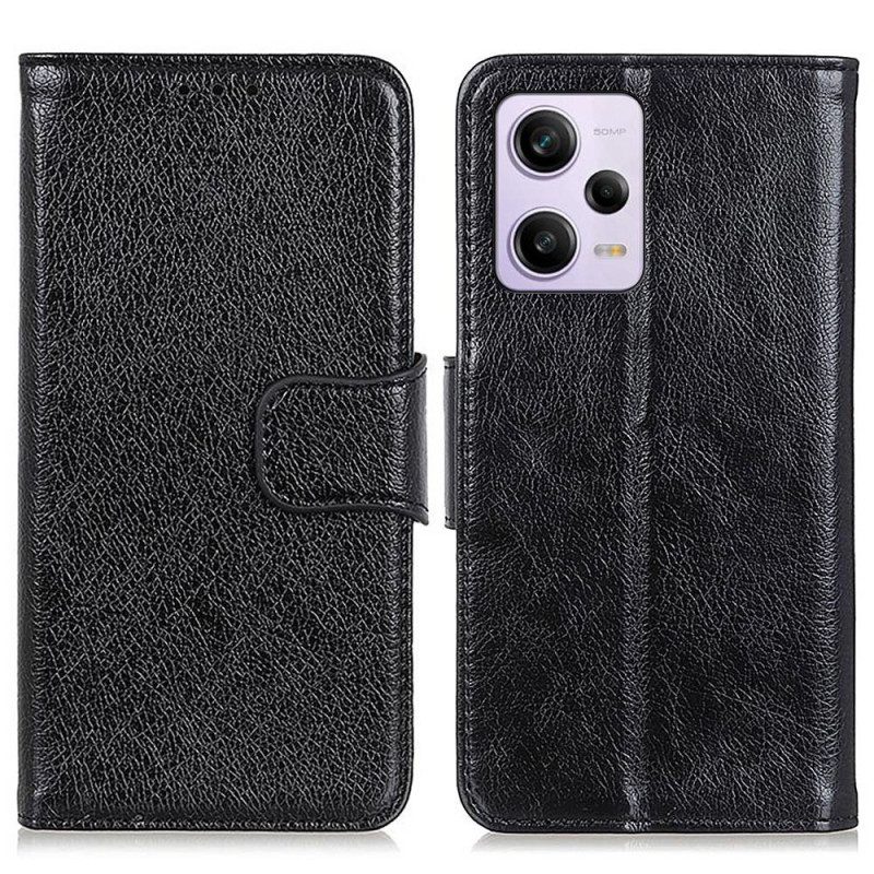 Custodia in pelle Xiaomi Redmi Note 12 Pro Plus Crosta Di Nappa