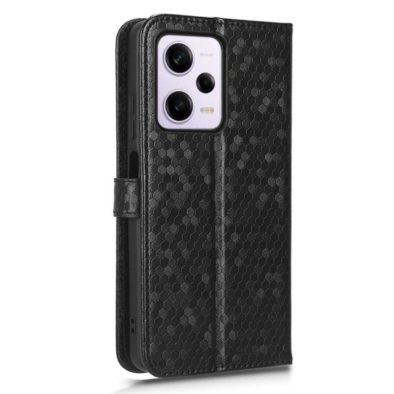 Custodia in pelle Xiaomi Redmi Note 12 Pro Plus Modello 3d Strappy