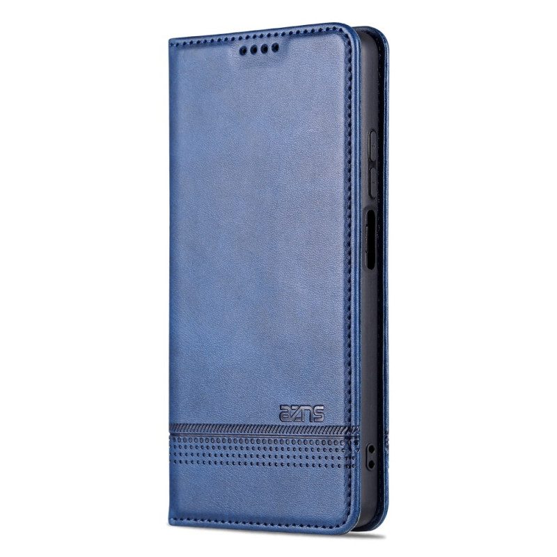 Folio Cover Xiaomi Redmi Note 12 Pro Plus Custodia in pelle Azns