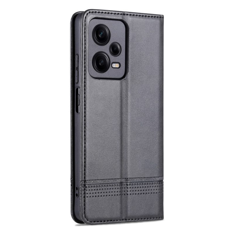 Folio Cover Xiaomi Redmi Note 12 Pro Plus Custodia in pelle Azns