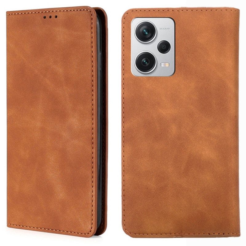 Folio Cover Xiaomi Redmi Note 12 Pro Plus Custodia in pelle Serie D'epoca