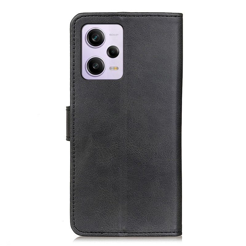 Folio Cover Xiaomi Redmi Note 12 Pro Plus Ecopelle Opaca