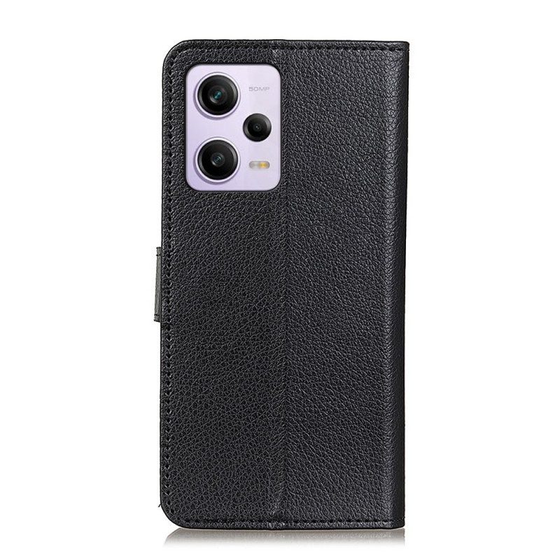 Folio Cover Xiaomi Redmi Note 12 Pro Plus Ecopelle Tradizionale