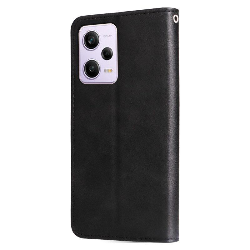 Folio Cover Xiaomi Redmi Note 12 Pro Plus Portafoglio