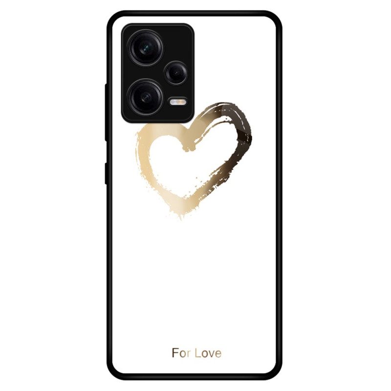 Cover Poco X5 Pro 5G Cuore In Vetro Temperato