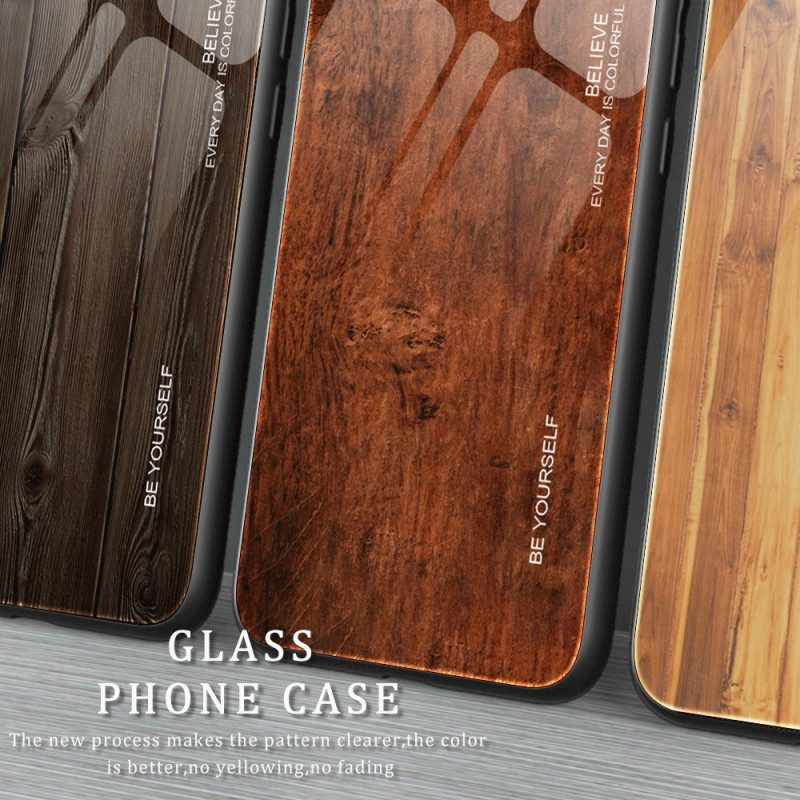 Cover Poco X5 Pro 5G Design In Legno Vetro Temperato