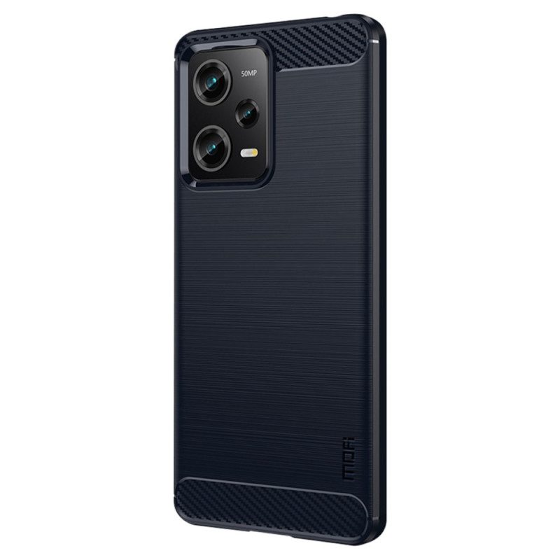 Cover Poco X5 Pro 5G Fibra Di Carbonio Spazzolata Mofi