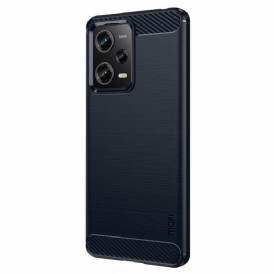 Cover Poco X5 Pro 5G Fibra Di Carbonio Spazzolata Mofi