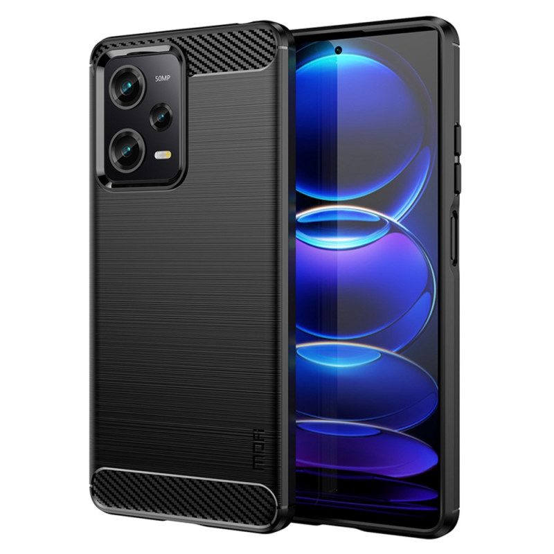 Cover Poco X5 Pro 5G Fibra Di Carbonio Spazzolata Mofi