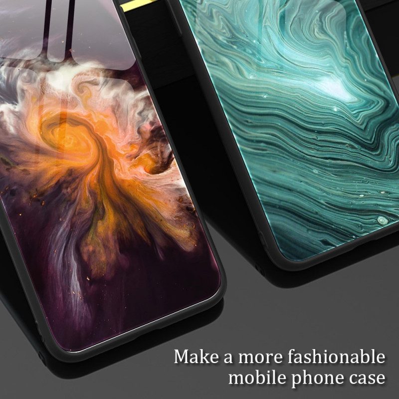 Cover Poco X5 Pro 5G Vetro Temperato Colori Marmo