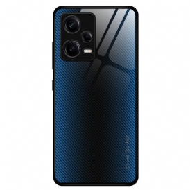 Cover Poco X5 Pro 5G Vetro Temperato In Fibra Di Carbonio