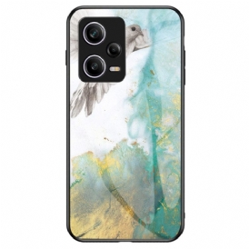 Cover Poco X5 Pro 5G Vetro Temperato In Marmo