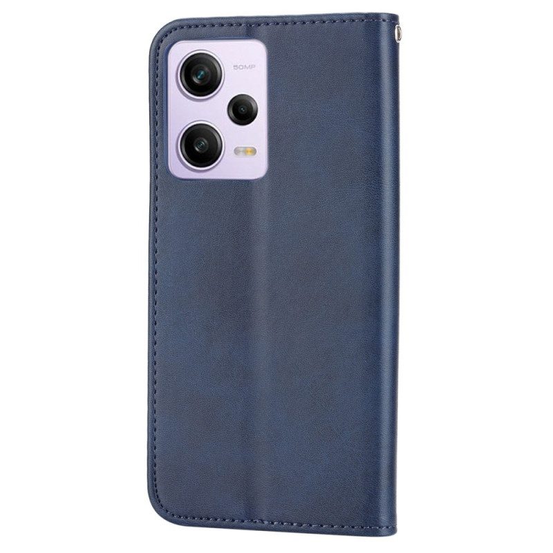 Folio Cover Poco X5 Pro 5G Custodia in pelle Modello In Pelle Stile 3d