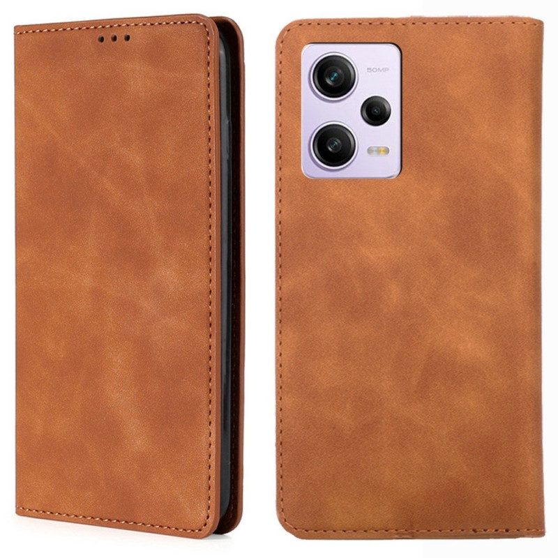 Folio Cover Poco X5 Pro 5G Custodia in pelle Serie D'epoca