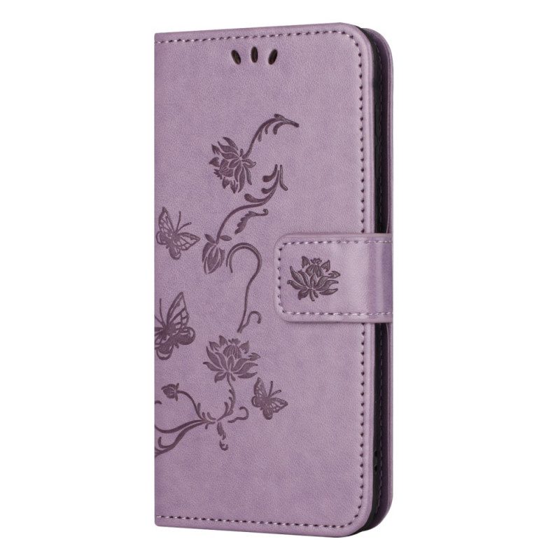 Folio Cover Poco X5 Pro 5G Strappy Floreale