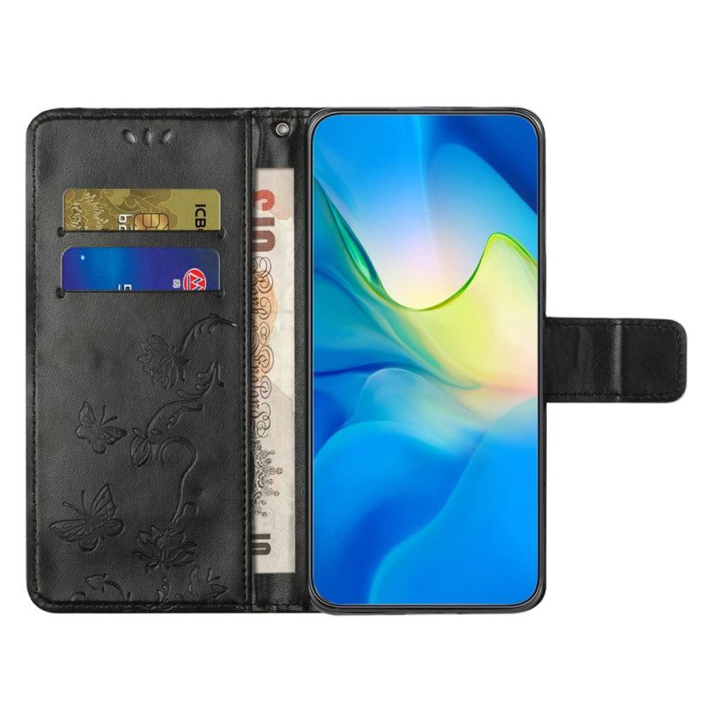 Folio Cover Poco X5 Pro 5G Strappy Floreale