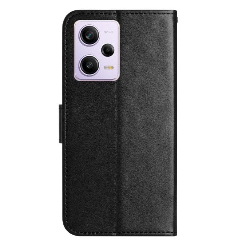 Folio Cover Poco X5 Pro 5G Strappy Floreale